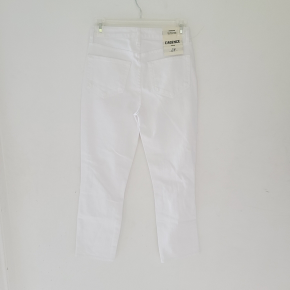 NWT L'AGENCE audrina high rise straight jeans - Picture 6 of 10